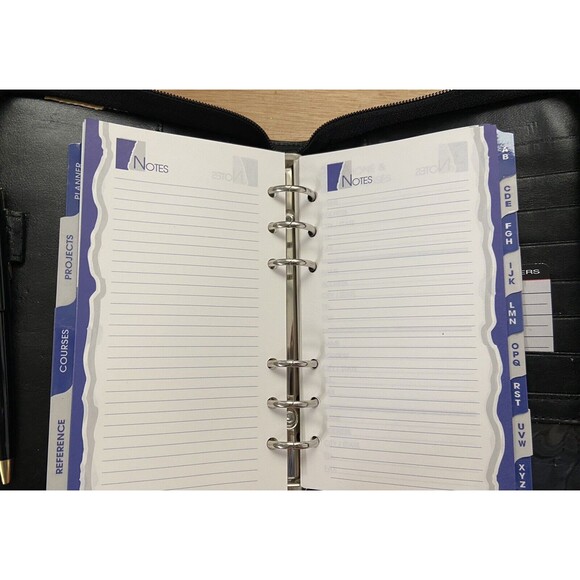 Mundi Mundex Zipper Day Planner Black - Picture 5 of 7